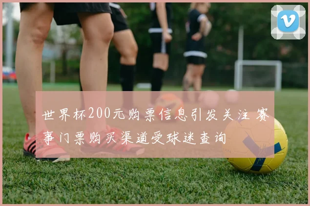 世界杯200元购票信息引发关注 赛事门票购买渠道受球迷查询